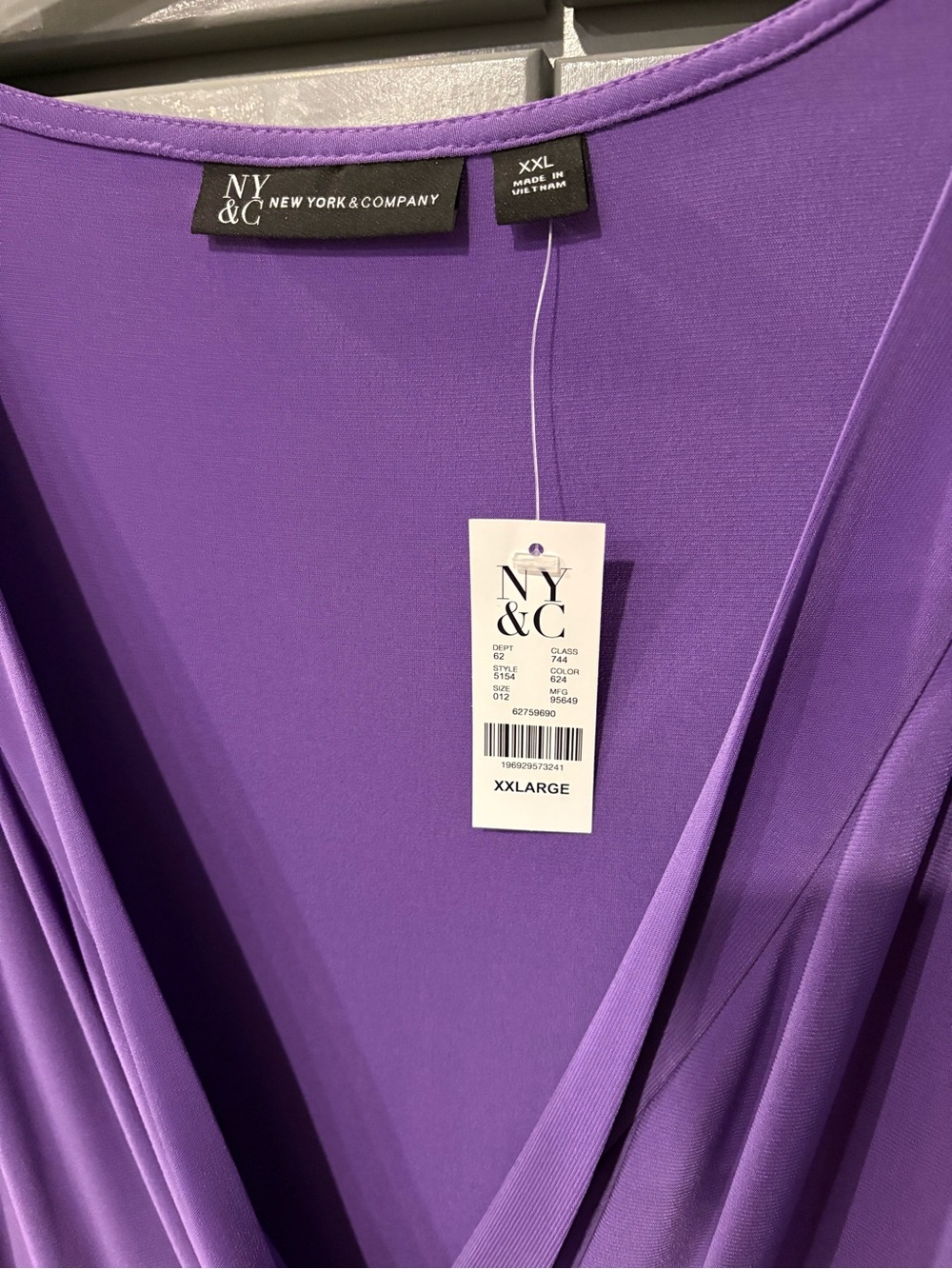 Purple Women's Belted Maxi Dress - Picture 5 of 6